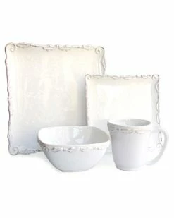 Jay Imports American Atelier Bianca Wave 16pc Full Set, Service For 4 Home