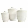 Jay Imports Jay Import Beaded Set Of 3 Canisters Home