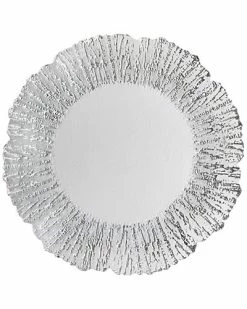 Jay Imports Deniz Flower-shaped Charger Plate Home