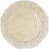 Jay Imports Roberta Iris Luster Pearl Charger Plate Home