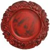 Jay Imports Aristocrat Red Charger Plate Home