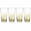 Jay Imports Jay Import Gold Luster Set Of Four 18.6oz Highball Glasses Home
