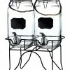 Jay Imports Jay Import Newcastle 1gal Double Beverage Dispenser With Stand Home