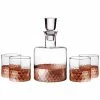 Jay Imports Daphne 5pc Decanter Set Home