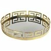 Jay Imports Jay Import 15in Gold Mirror Tray Home
