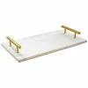 Jay Imports Jay Import Marble White Tray Home