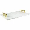 Jay Imports Jay Import Marble White Tray Home