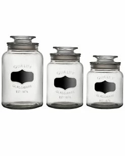 Jay Imports Jay Import Chalkboard Set Of 3 Canisters Home