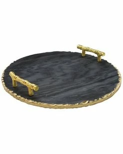 Jay Imports Marble Tray Home