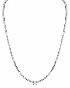 Nephora 14K 6.88 Ct. Tw. Diamond Tennis Necklace Women