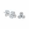 Nephora 14K 0.08 Ct. Tw. Diamond Cluster Plain Earrings Women