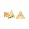 Nephora 14K Yellow Gold Pyramid Studs Women