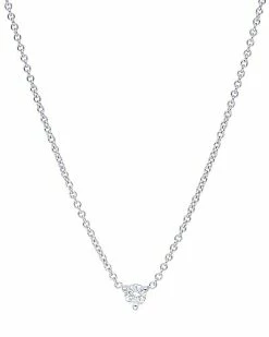 Nephora 14K White Gold 0.15 Ct. Tw. Diamond Necklace Women