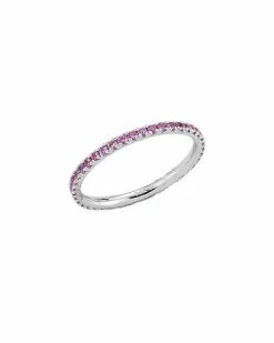 Nephora 14K 0.30 Ct. Tw. Pink Sapphires Eternity Ring Women