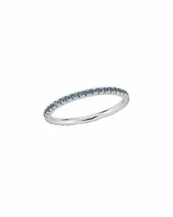 Nephora 14K 0.29 Ct. Tw. Blue Sapphires Eternity Ring Women