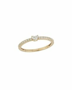 Nephora 14K 0.35 Ct. Tw. Diamond Half-Eternity Ring Women
