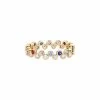 Nephora 14K 1.04 Ct. Tw. Rainbow Sapphires Eternity Ring Women