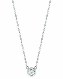 Nephora 14K 0.40 Ct. Tw. Diamond Necklace Women