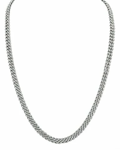 Nephora 14K 3.38 Ct. Tw. Diamond Cuban Link Necklace Women